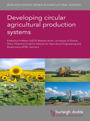 cover image of Developing circular agricultural production systems